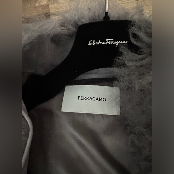 Ferragamo shearling cropped jacket - Picture 6 of 11